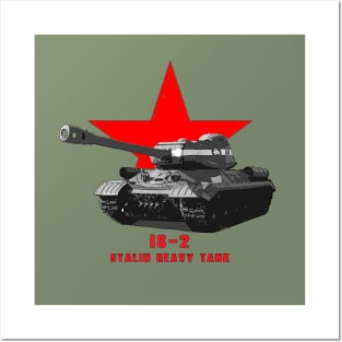 IS-32 Joseph Stalin Military tank WW2 Posters and Art